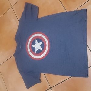 Marvel Distressed Captain America Graphic Tshirt Mens L